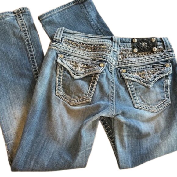 Miss Me Bootcut embellished pocket Jeans JE6067EX 8561 - Picture 14 of 14